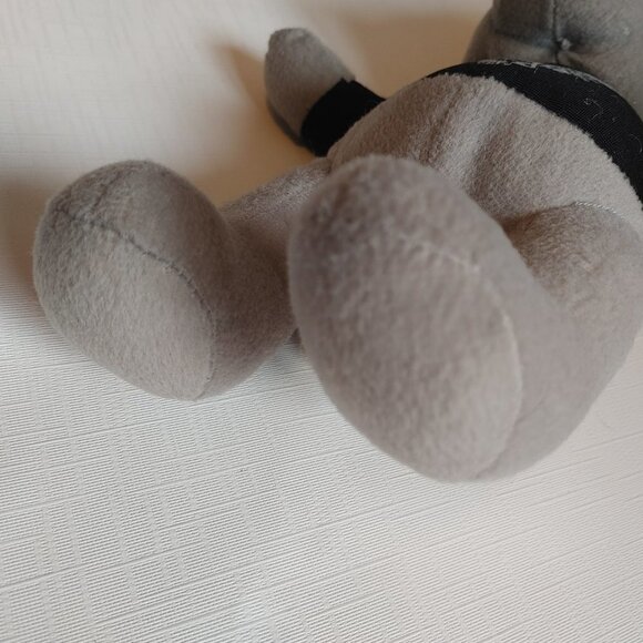 RETRO HARD CORE BIKER BEAR Skull Bandana Angel Wings TShirt Glasses 12" - Picture 3 of 6